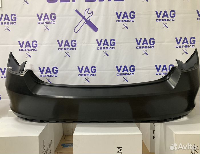 Бампер задний Рапид 60U807421B