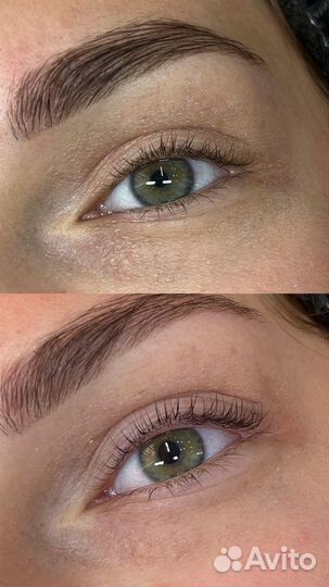 Оформление бровей, ламинирование ресниц