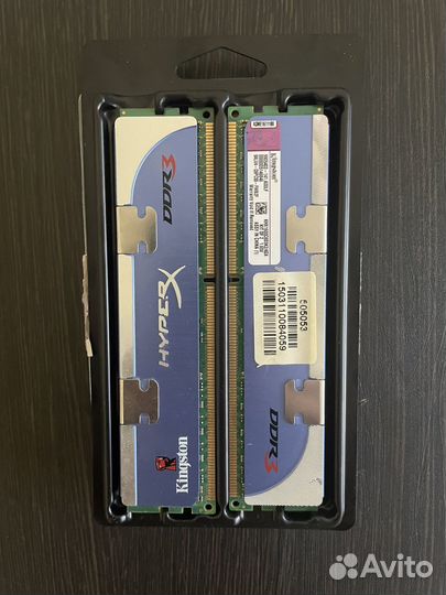 Оперативная память ddr3 HyperX 2*1gb