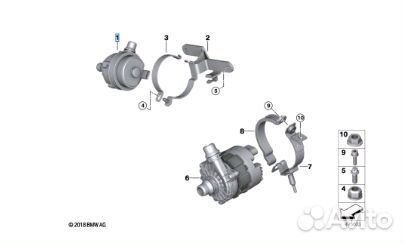Дополнительный насос охлаждающей жидкости BMW M2 G87