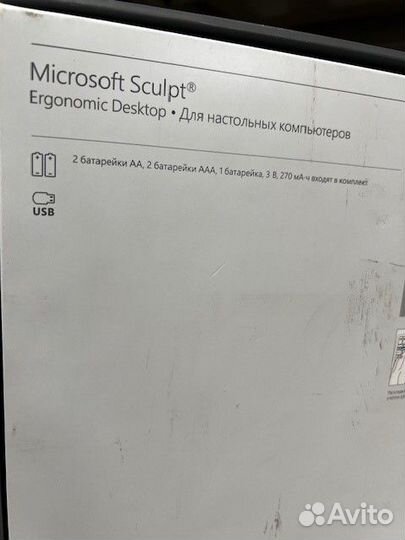 Клавиатура и мышь Microsoft Sculpt