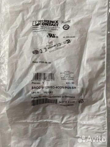 Разъемы Phoenix contact “sacc”