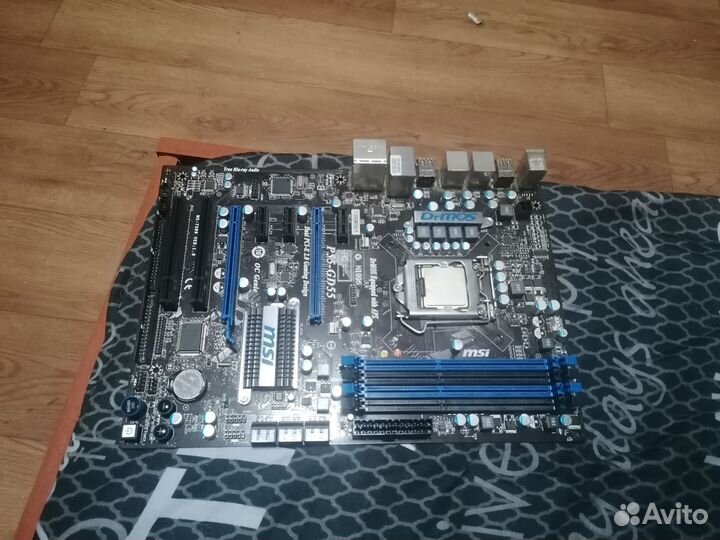 Материнская плата 1155 с процессором i3 530