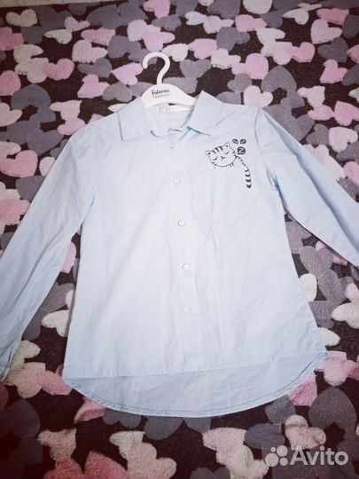 Рубашка для девочки школьная