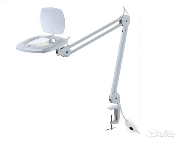 Продам лампу-лупу на струбцине с подсветкой