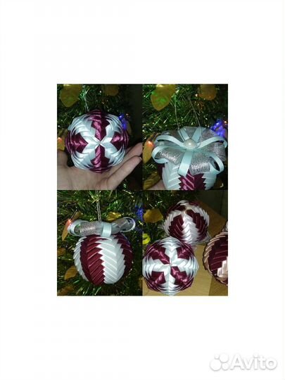 Ёлочная игрушка ручной работы