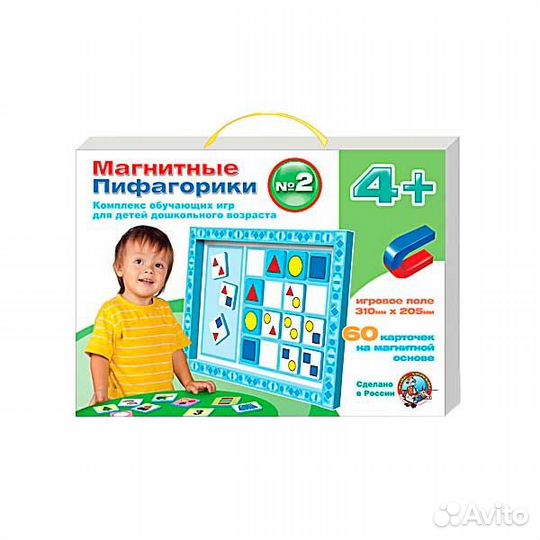 Игра настольная Магнитные Пифагорики 4+ №2 Десято