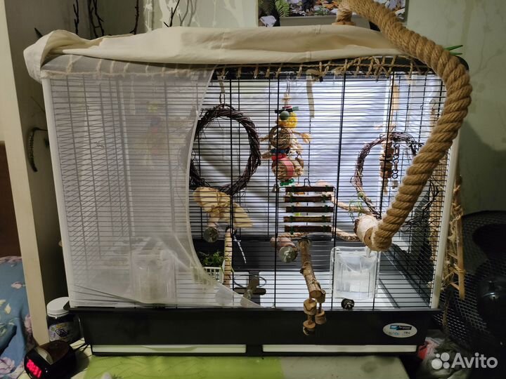 Большая клетка для попугаев Ferplast Piano 6
