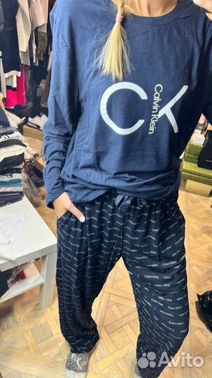 Пижама мужская Calvin Klein новая ориг черн и син