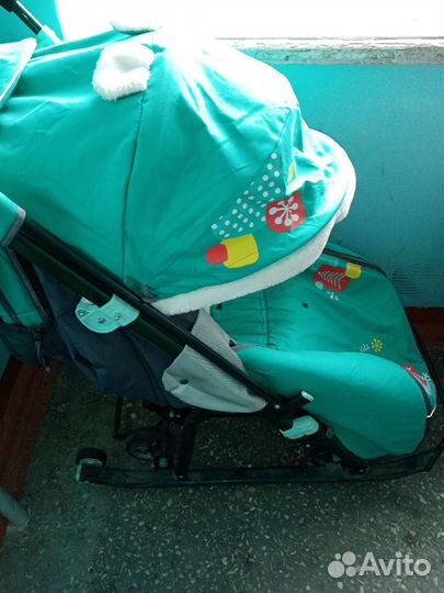 Детские санки-коляска бу