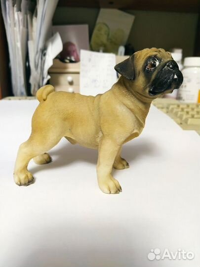 Статуэтка мопс полистоун