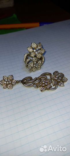 Серебро 925. Кулон и кольцо