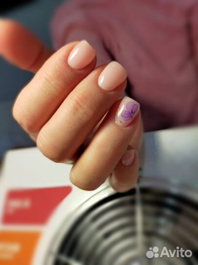 Маникюр с покрытием гель лак