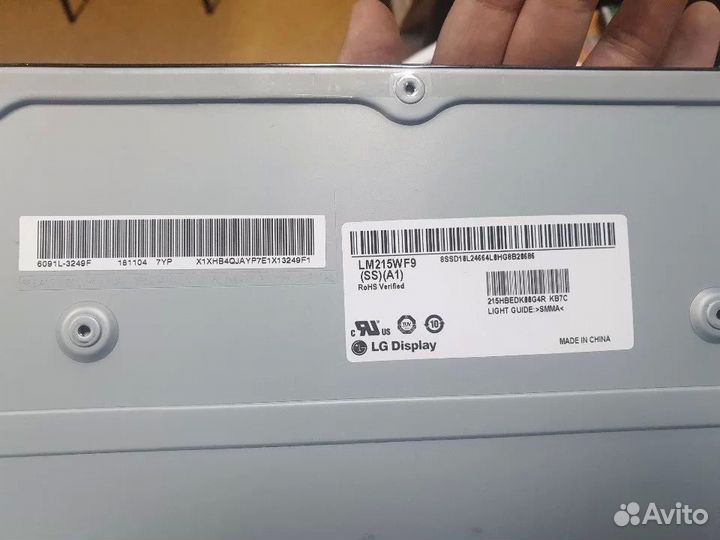 Матрица для моноблока LM215WF9 с дефектами