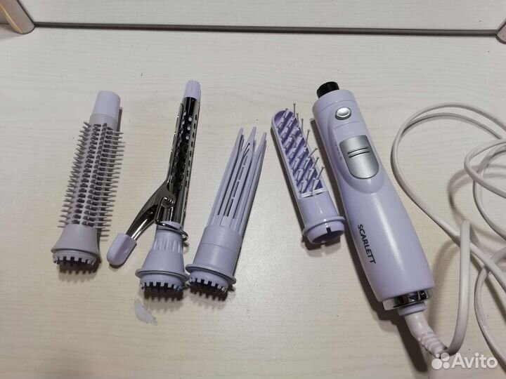 Фен-щетка для волос с насадками