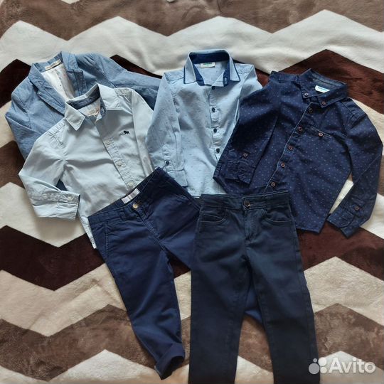 Рубашки, брюки и пиджак 86, 92, 98, 104р