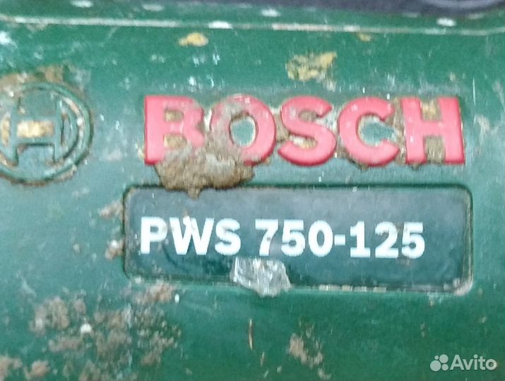 Болгарка электрическая bosch pws 750-125 на запчас