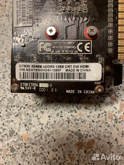 Видеокарта palit gt630