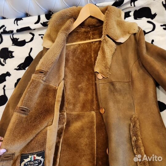 Дубленка натуральная женская 48 50 размер