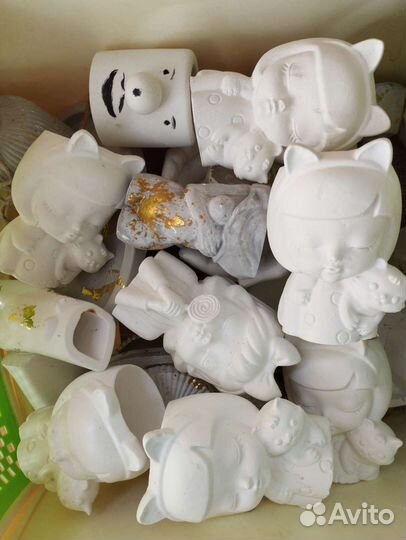 Гипсовое кашпо. Органайзер. Подставка