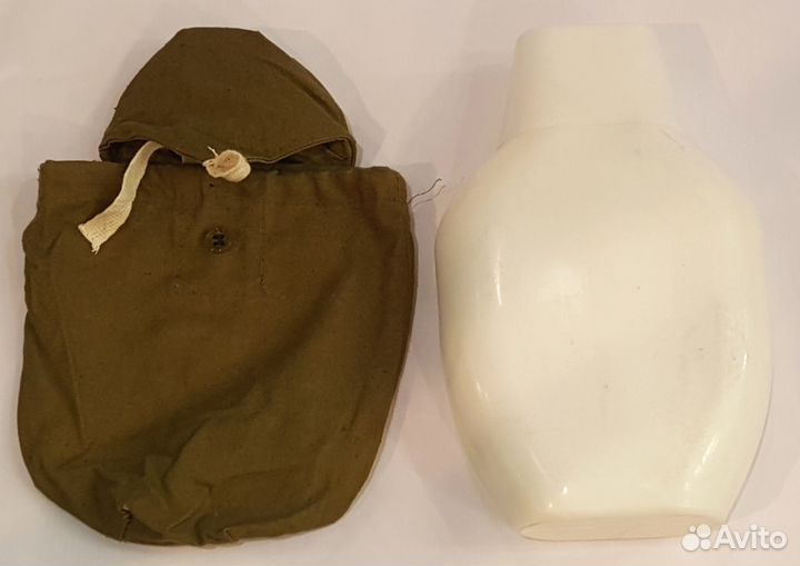 Фляга пластиковая армейская фляжка афган