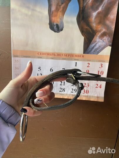 Трензель биотановый кожаный