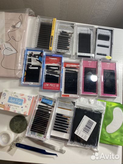 Материалы для наращивания ресниц бу