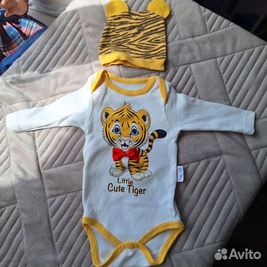 Боди с шапочкой