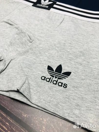 Трусы мужские боксеры белье для мужчин Adidas