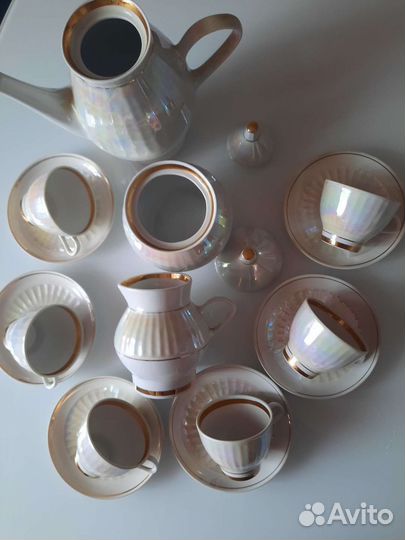Изящный кофейный сервиз Минский фз 80-е г