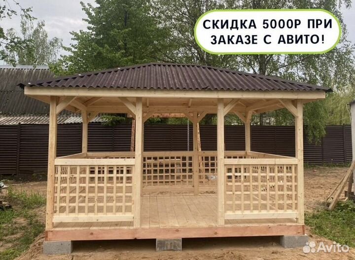 Беседка для дачи