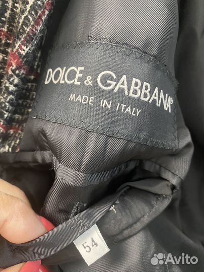 Пиджак мужской твид, Dolce&Gabbana, разм 54