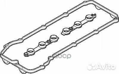 Прокладки крышки гбц (комплект: 1 прокладка пла