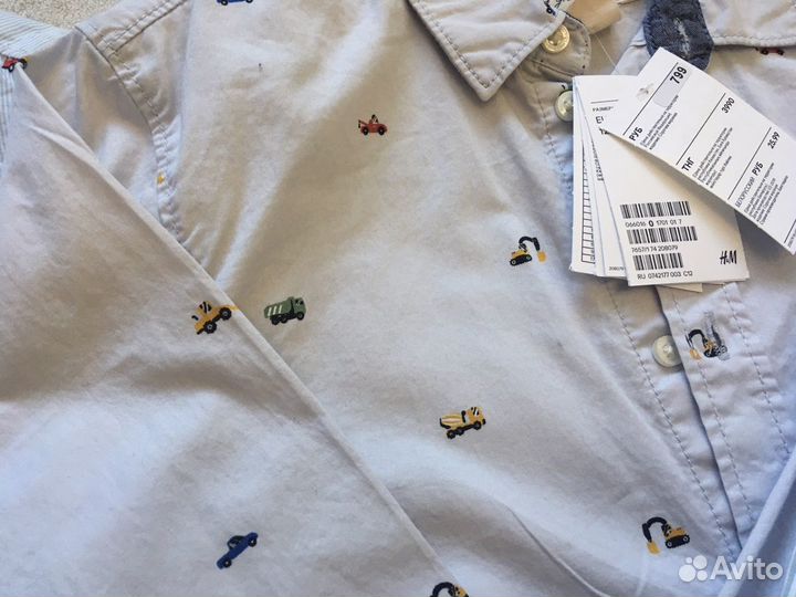 Новая рубашка H&M 140 см
