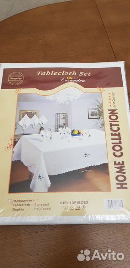 Скатерть новая с набором салфеток
