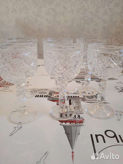 Рюмки хрустальные Чехия