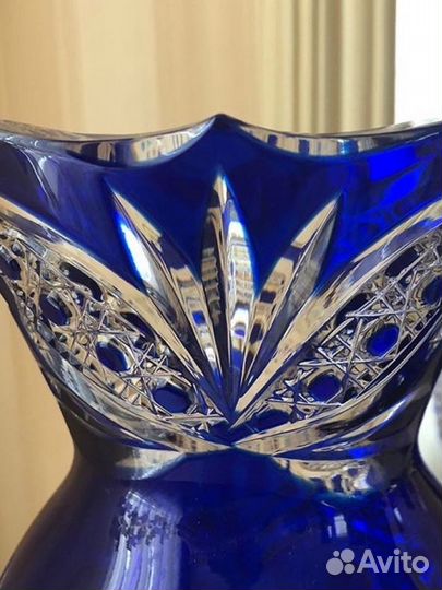 Ваза хрустальная