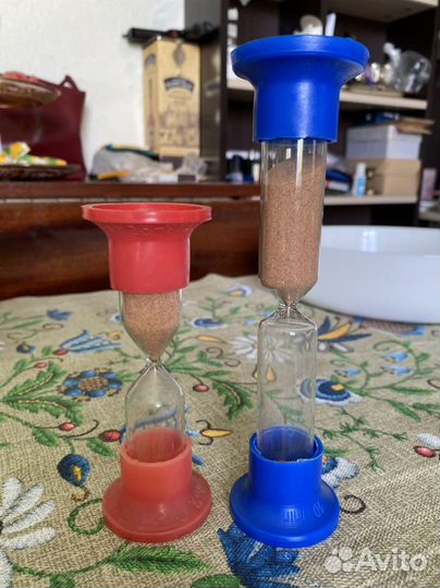 Часы песочные 3 и 10 мин