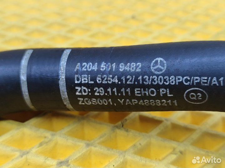 Патрубок системы охлаждения Mercedes E W212 2.0