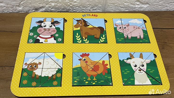 Детские развивающие игрушки пакетом / пазлы