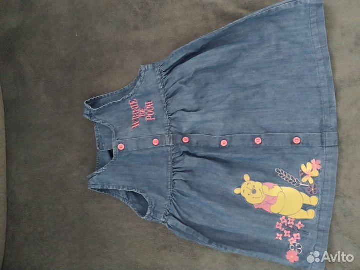 Джинсовые платья на девочку р.80-86