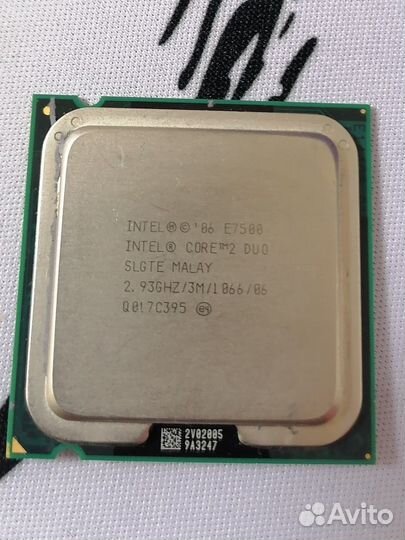 Процессор Intel core 2 duo