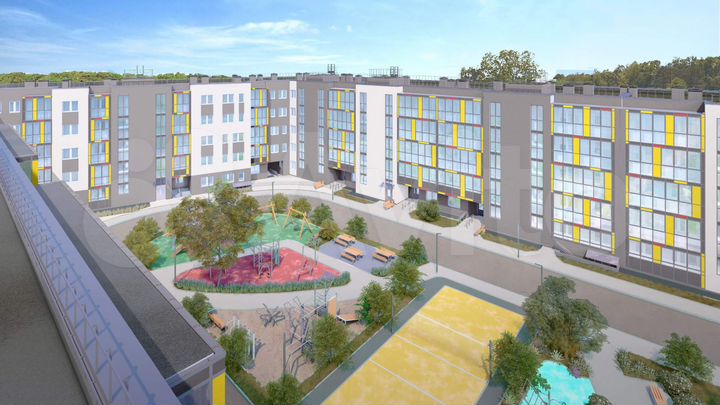 1-к. квартира, 36,6 м², 1/5 эт.