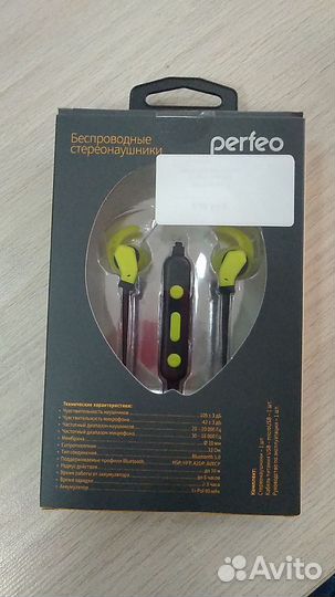 Bluetooth наушники Perfeo wings с микрофоном