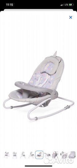 Электрокачели BabyCare Buttyrfly 2 в1