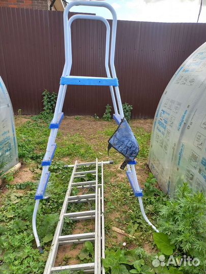 Лестница для каркасного бассейна бу