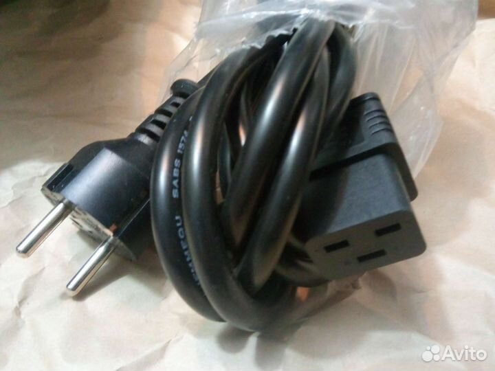 Кабель питания С19 евровилка С20, С14 - C13