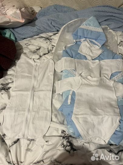 Конверт на выписку для мальчика весна осень