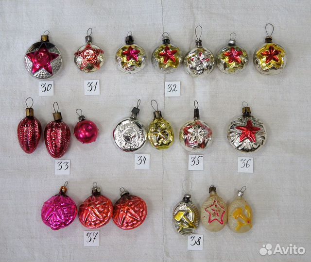 Елочные игрушки СССР