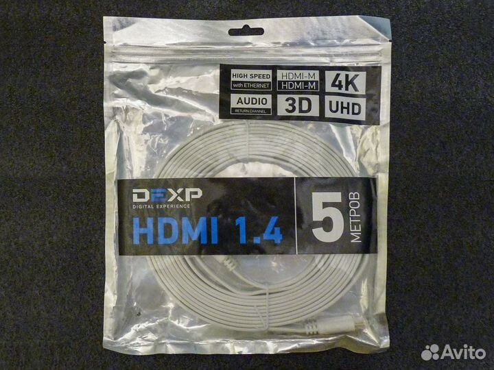 Hdmi v1.4 5м dexp